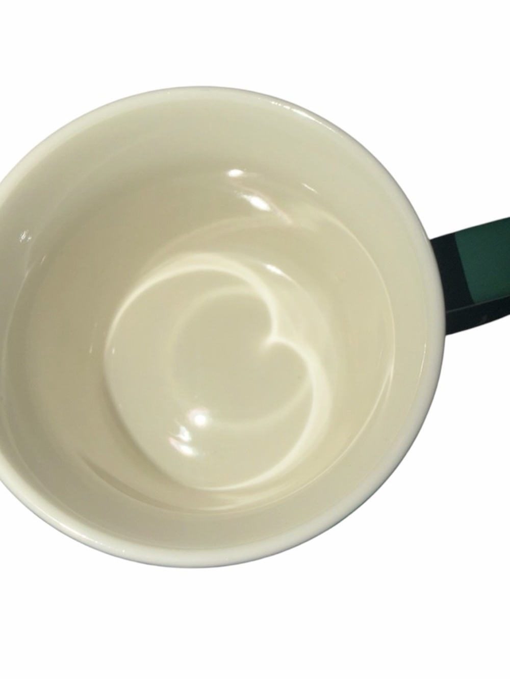 Starbucks 2022 Emerald Green Swirl Ceramic Mug - Picture 4 of 5